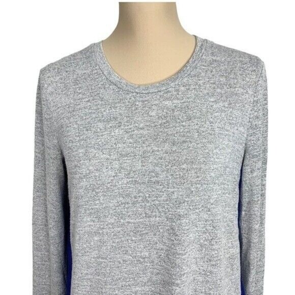 MARKET And SPRUCE Women Top Gray & blue Sz M Pullover - Picture 9 of 12